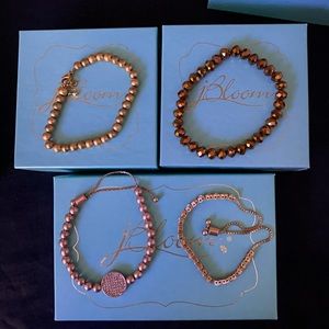 JBloom Set Of 4 NIB Bracelets In Gold tone